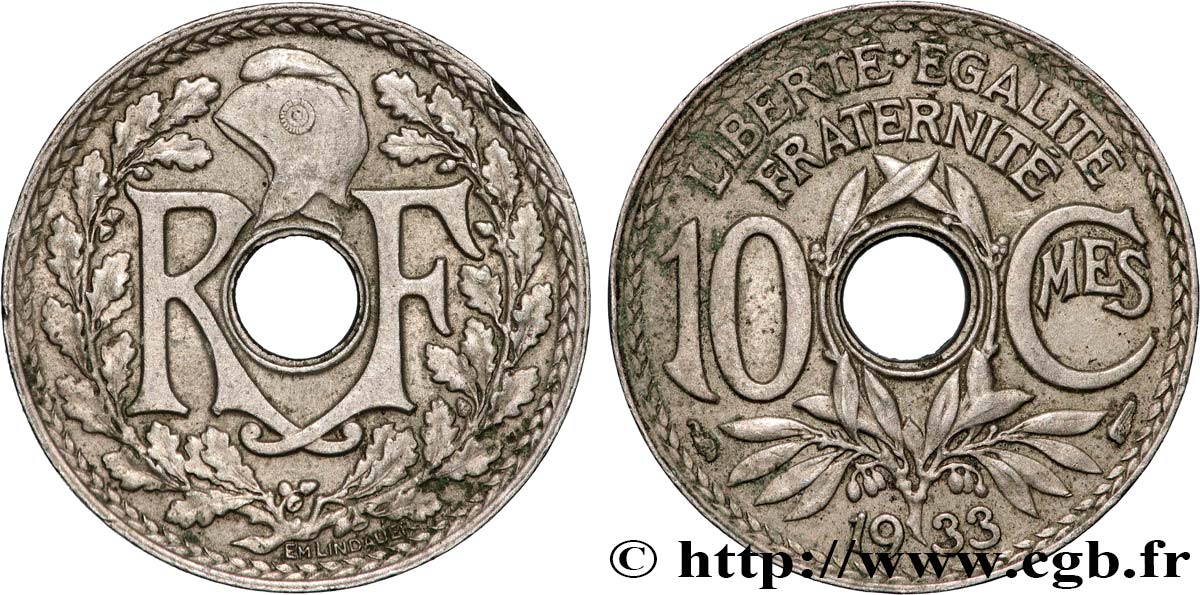 10 centimes Lindauer 1933  F.138/20 BB 