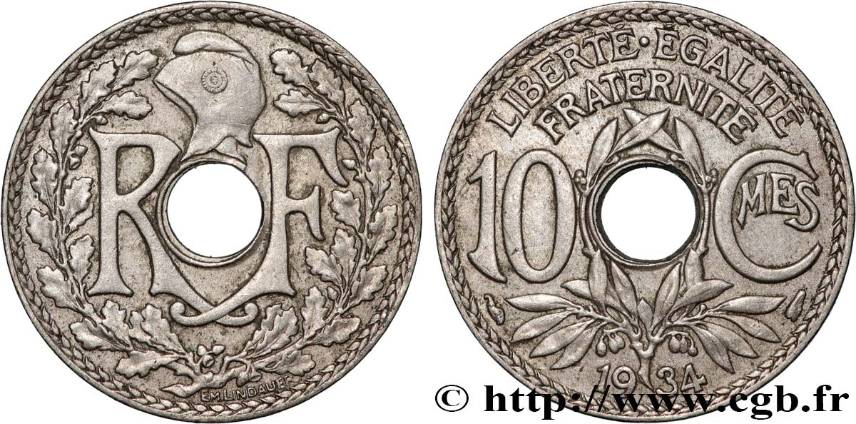 10 centimes Lindauer 1934  F.138/21 fVZ 