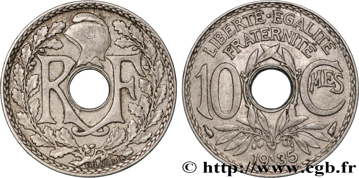 10 centimes Lindauer 1935  F.138/22 AU 