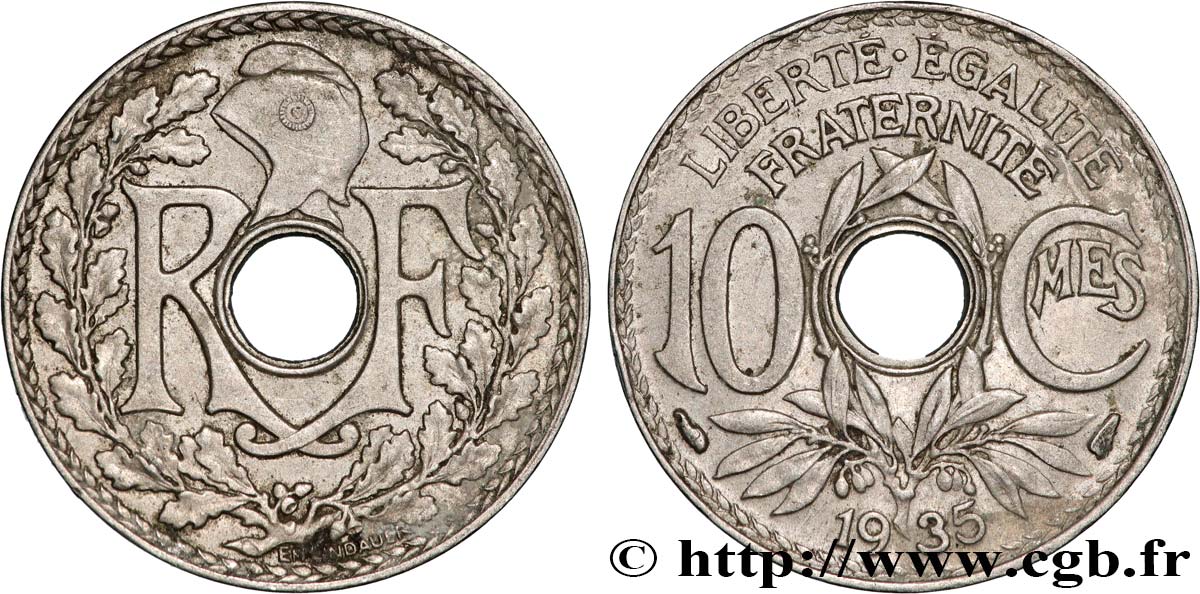 10 centimes Lindauer 1935  F.138/22 q.SPL 