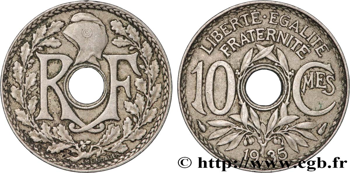 10 centimes Lindauer 1935  F.138/22 fVZ 