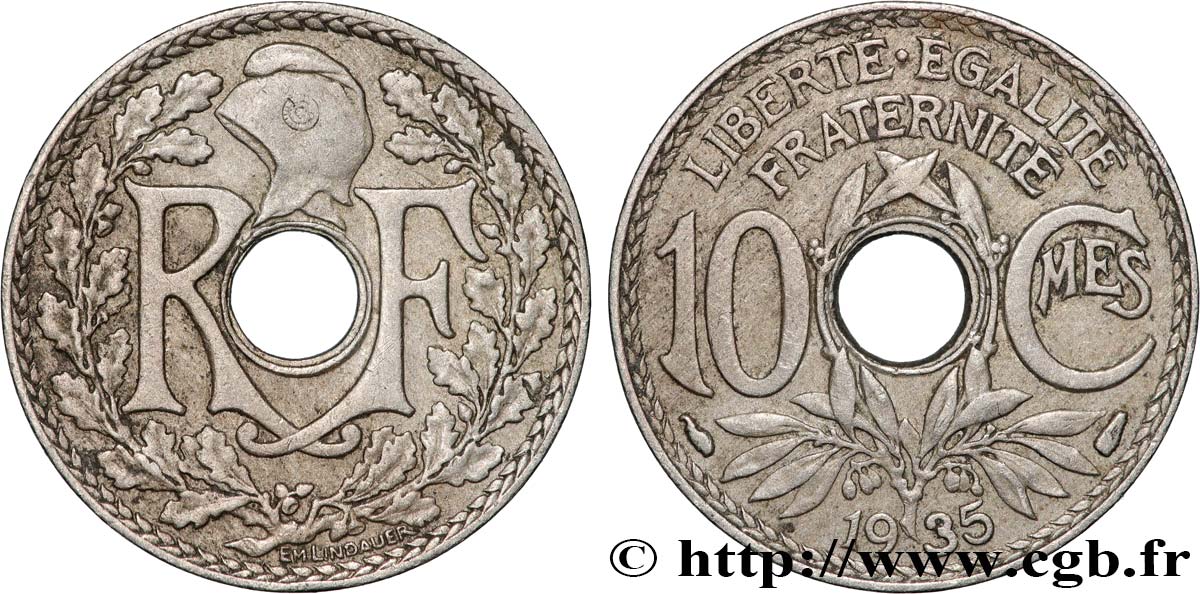 10 centimes Lindauer 1935  F.138/22 AU 