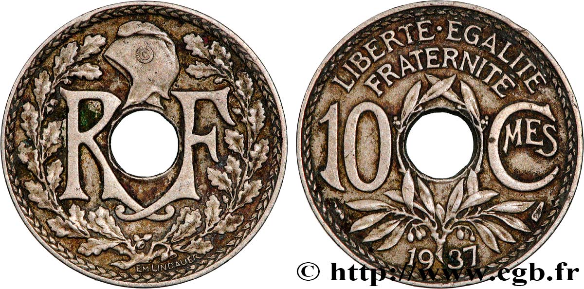 10 centimes Lindauer 1937  F.138/24 AU 