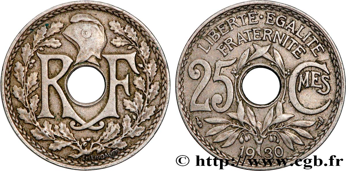 25 centimes Lindauer 1930  F.171/14 AU 