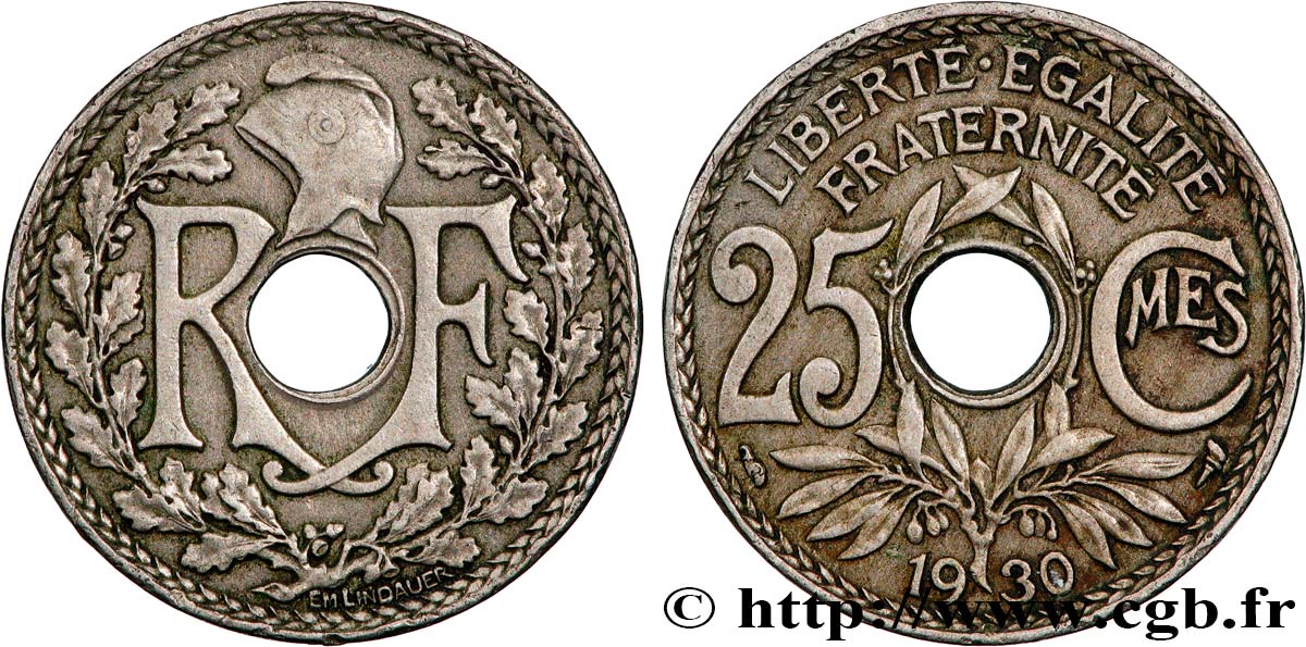 25 centimes Lindauer 1930  F.171/14 VZ 