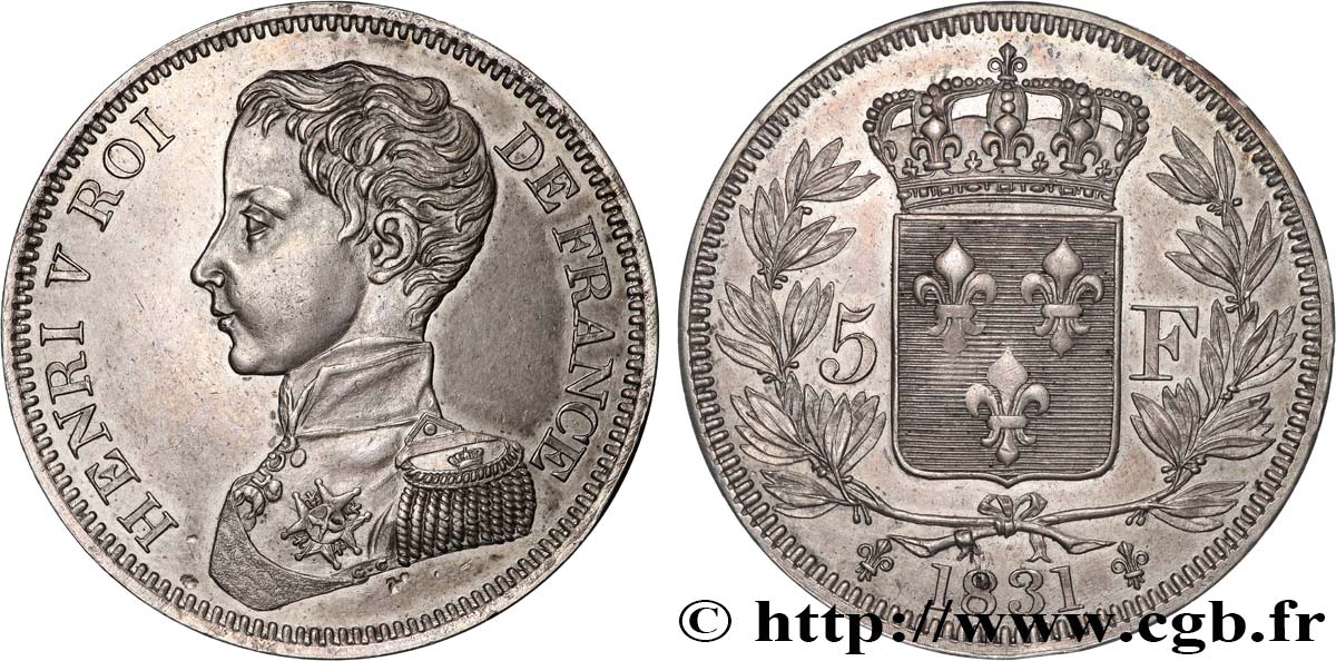5 Francs 1831  VG.2690  SPL+ 