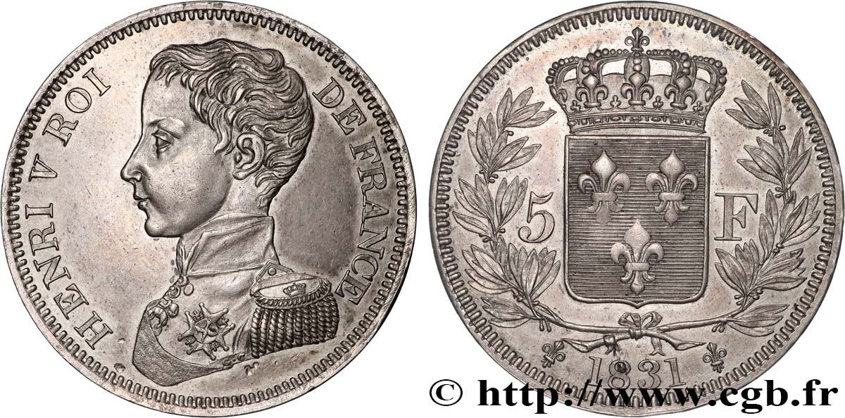 5 Francs 1831  VG.2690  EBC+ 