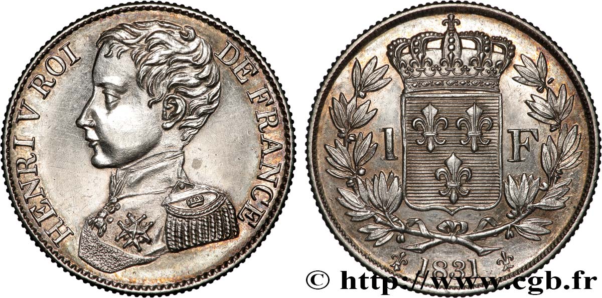 1 franc 1831  VG.2705  EBC+ 