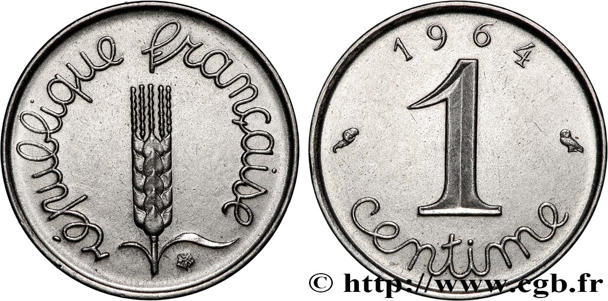 1 centime Épi 1964 Paris F.106/8 SPL 