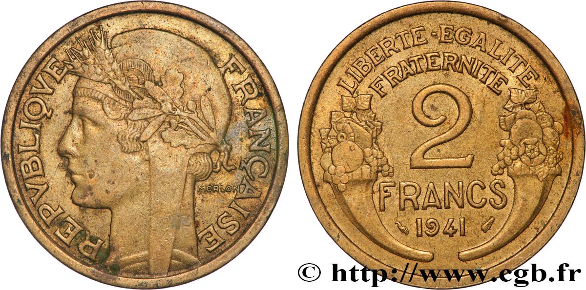 2 francs Morlon 1941  F.268/14 MBC 