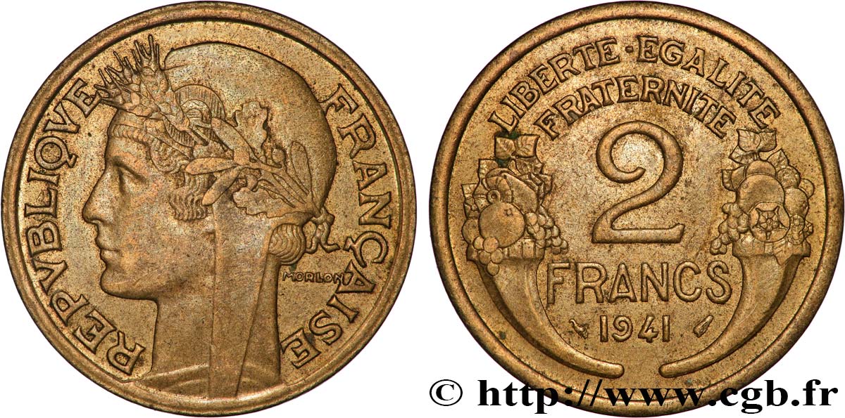 2 francs Morlon 1941  F.268/14 BB 