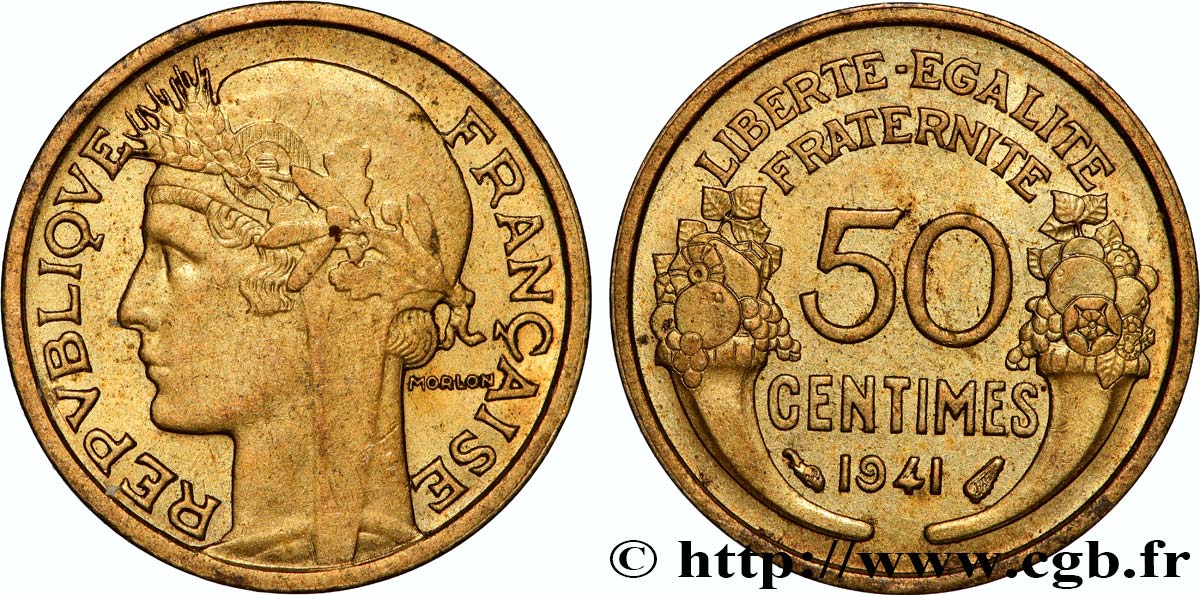 50 centimes Morlon 1941  F.192/18 EBC 