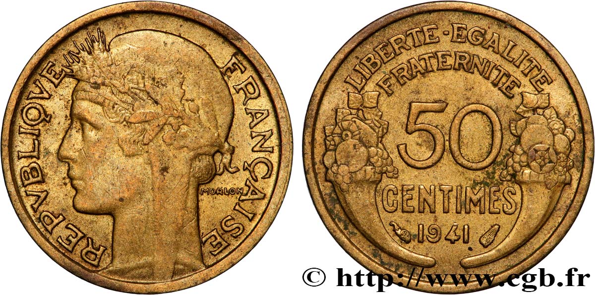 50 centimes Morlon 1941  F.192/18 EBC 