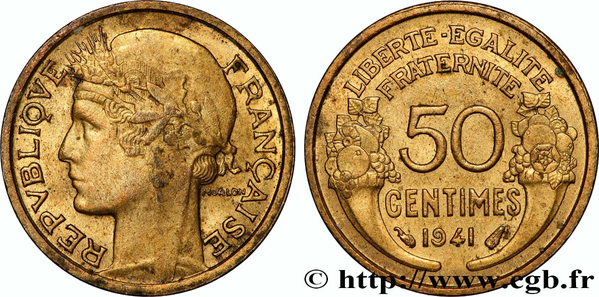 50 centimes Morlon 1941  F.192/18 SPL 