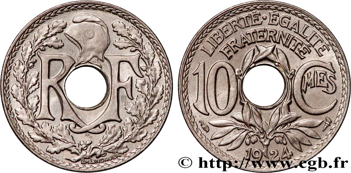 10 centimes Lindauer 1924 Paris F.138/10 SPL63 