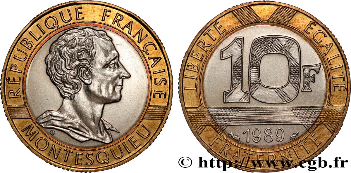 10 francs Montesquieu 1989  F.376/2 ST65 