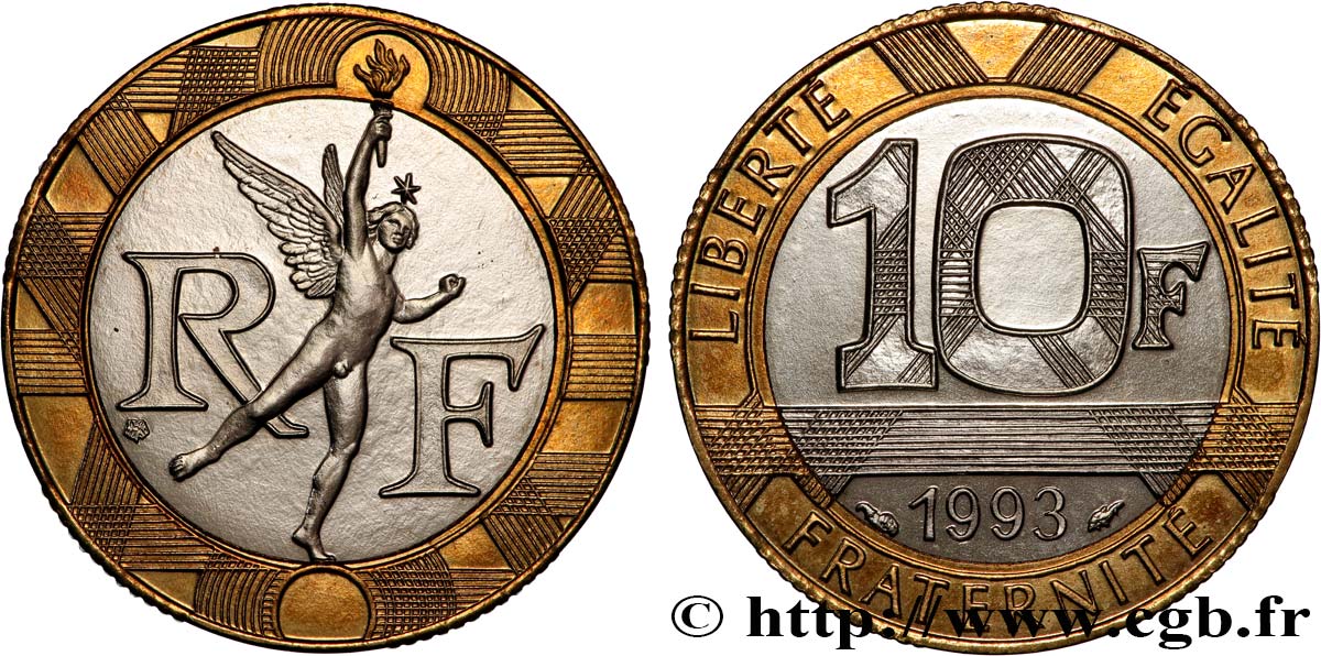 10 francs Génie de la Bastille 1993 Pessac F.375/10 MS 