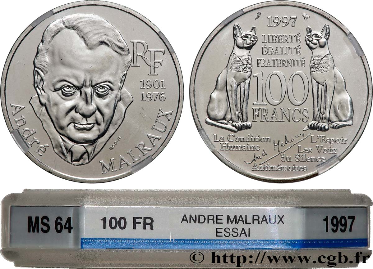 100 francs Malraux 1997  F.465/2 SPL64 GENI