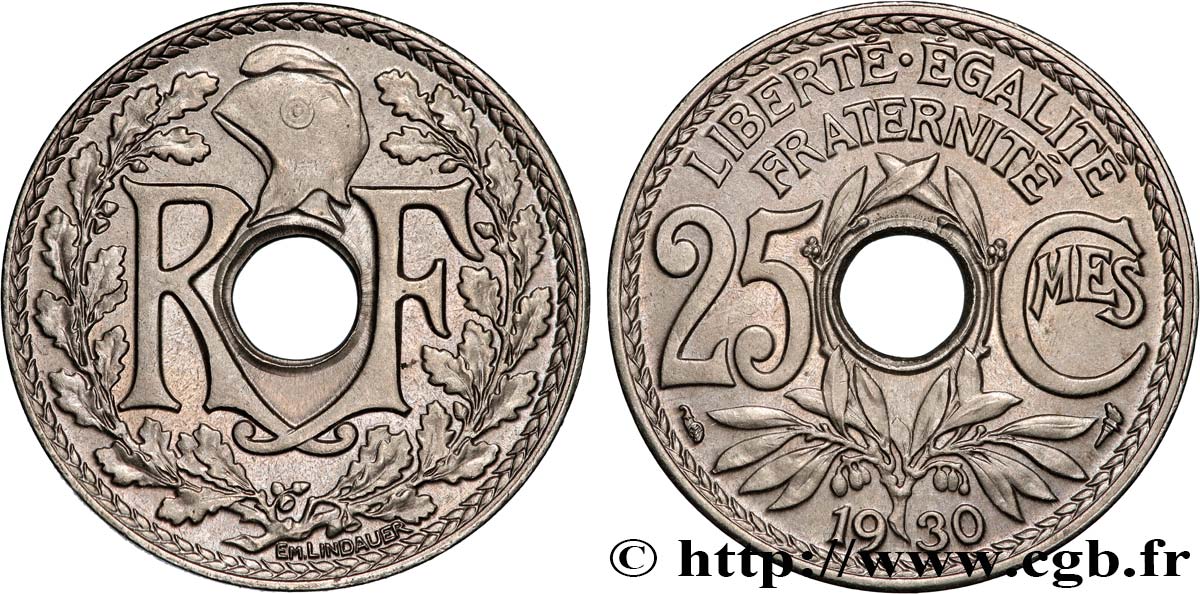 25 centimes Lindauer  1930  F.171/14 SC63 