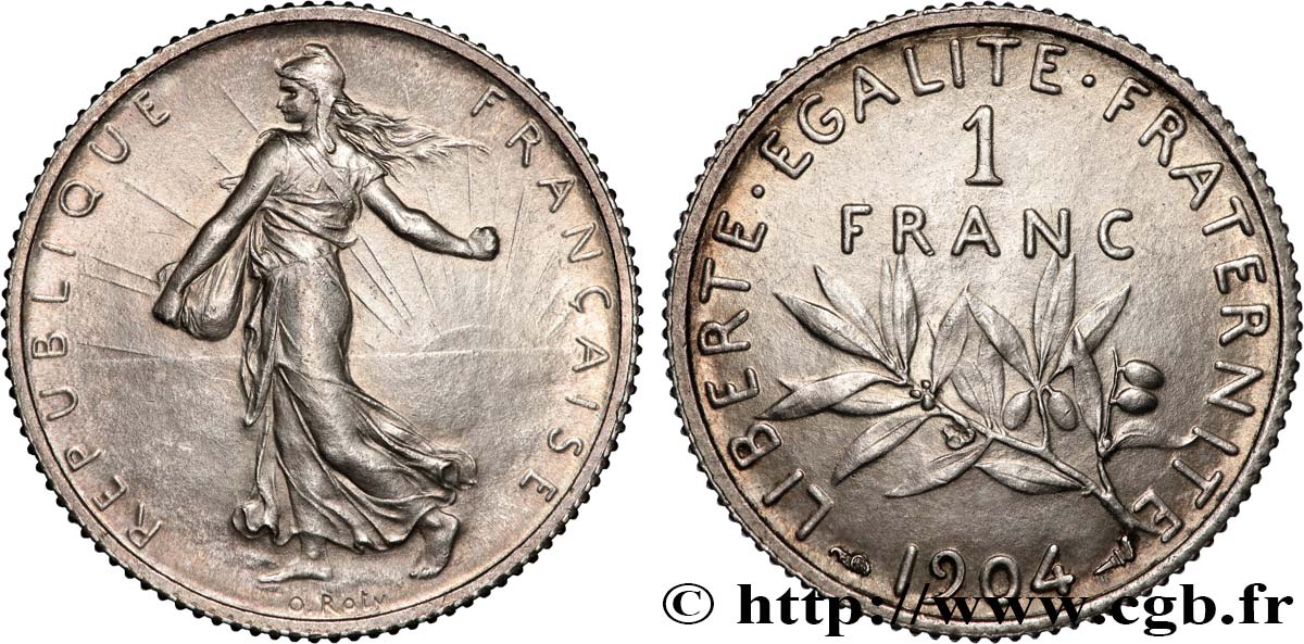 1 franc Semeuse 1904  F.217/9 VZ 