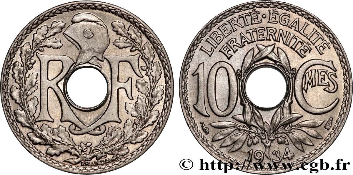 10 centimes Lindauer 1934  F.138/21 SC64 