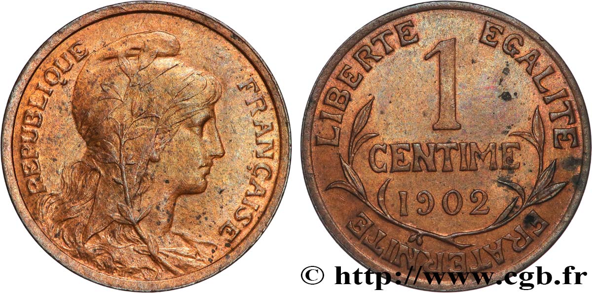 1 centime Daniel-Dupuis 1902 Paris F.105/7 SUP58 