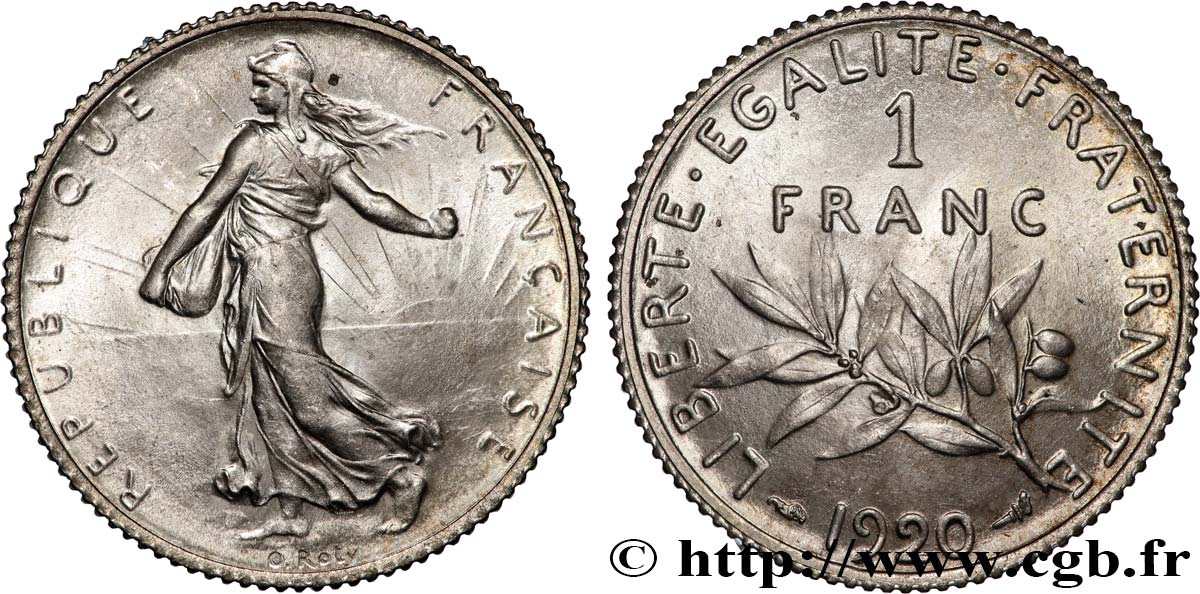 1 franc Semeuse 1920 Paris F.217/26 SUP+ 