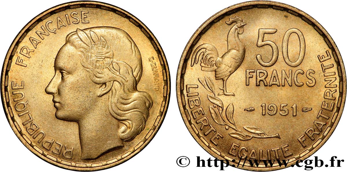 50 francs Guiraud 1951  F.425/5 SC64 