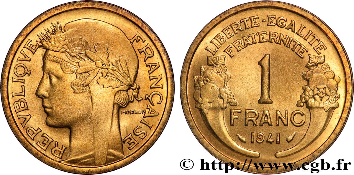 1 franc Morlon 1941 Paris F.219/12 fST64 