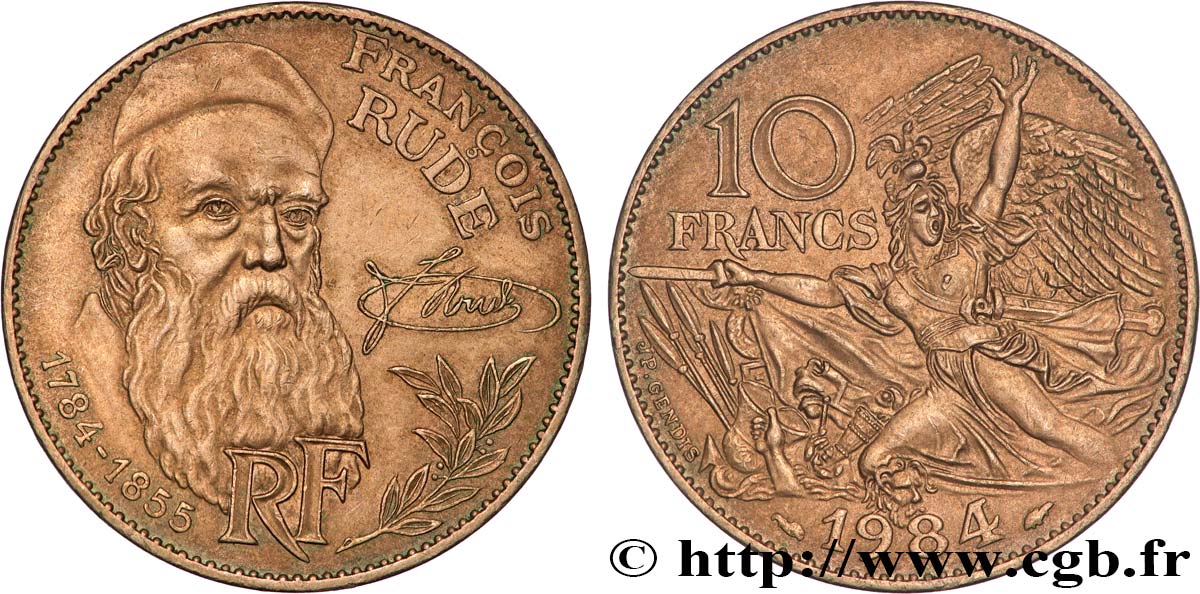 10 francs François Rude 1984  F.369/2 AU 