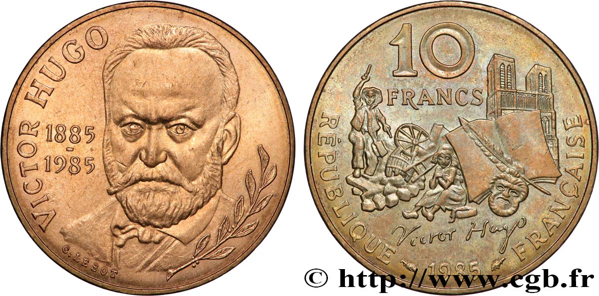 10 francs Victor Hugo 1985  F.370/2 AU 