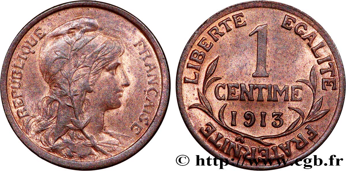 1 centime Daniel-Dupuis 1913  F.105/15 SC63 