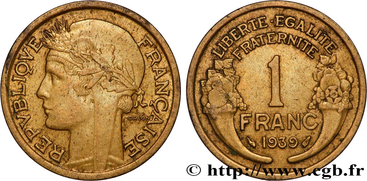 1 franc Morlon 1939 Paris F.219/10 AU 