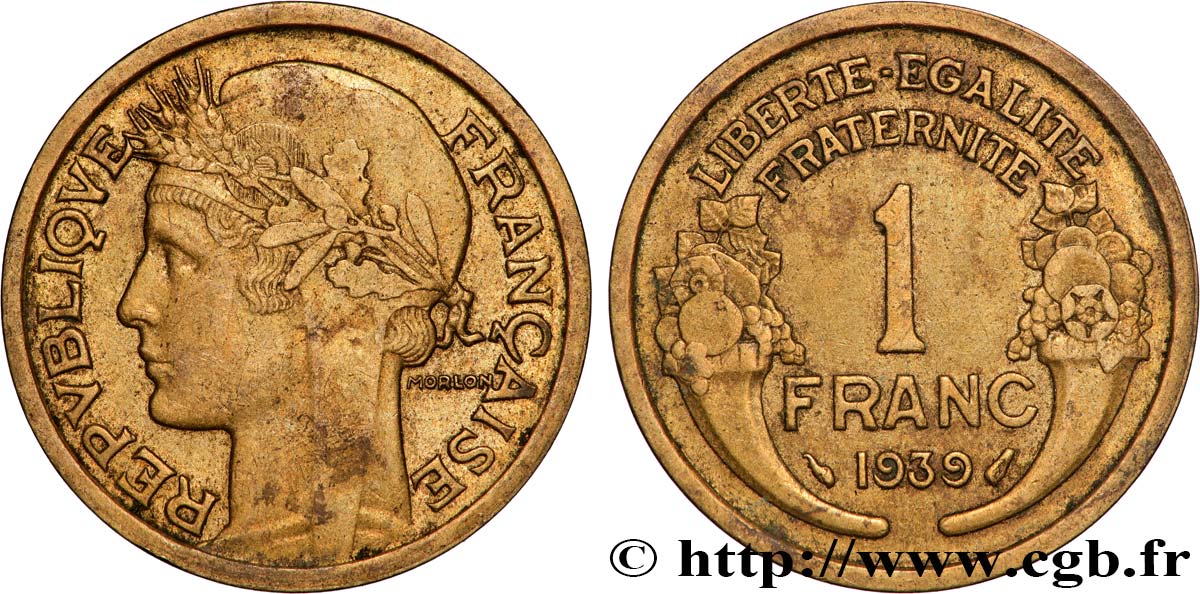 1 franc Morlon 1939 Paris F.219/10 AU 