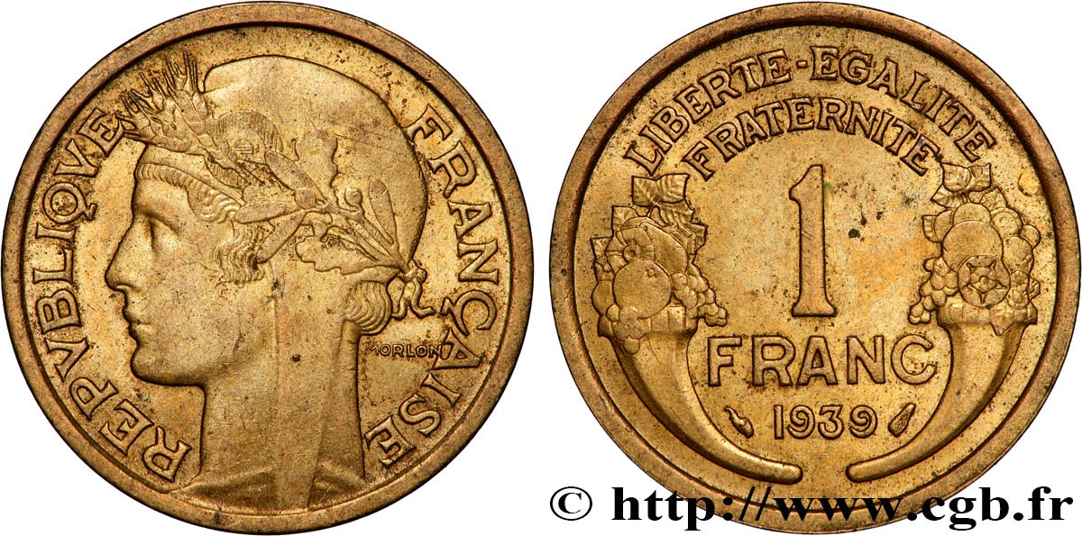 1 franc Morlon 1939 Paris F.219/10 SPL 