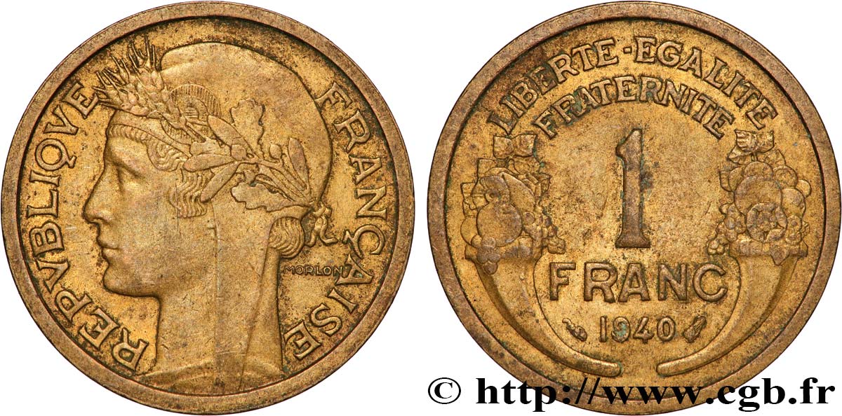 1 franc Morlon 1940 Paris F.219/11 MS 