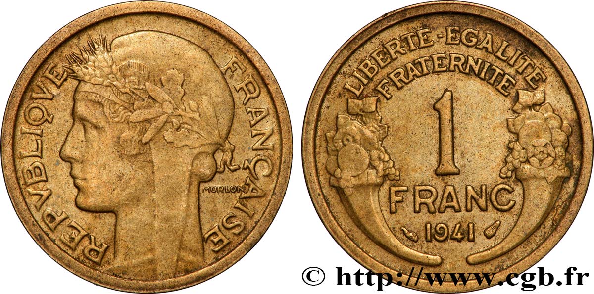 1 franc Morlon 1941 Paris F.219/12 AU 