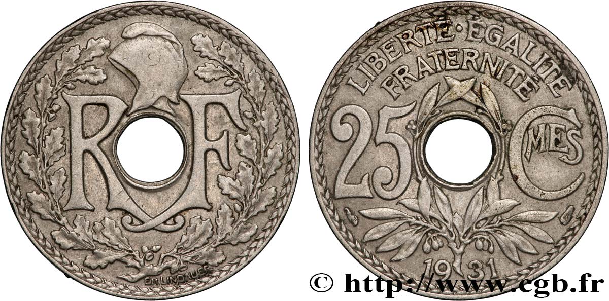 25 centimes Lindauer  1931  F.171/15 TTB 