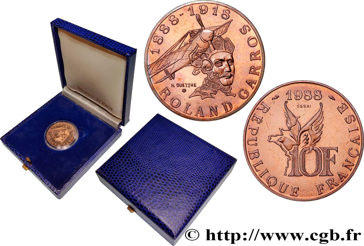 Essai de 10 francs Roland Garros 1988  F.372/1 MS 