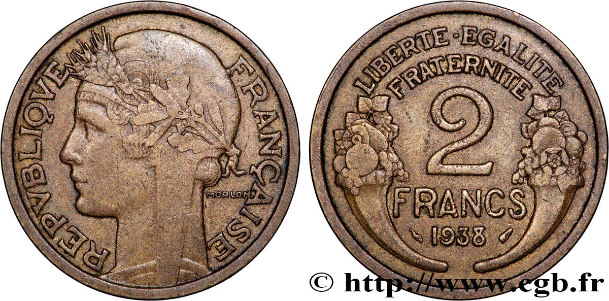 2 francs Morlon 1938  F.268/11 AU 