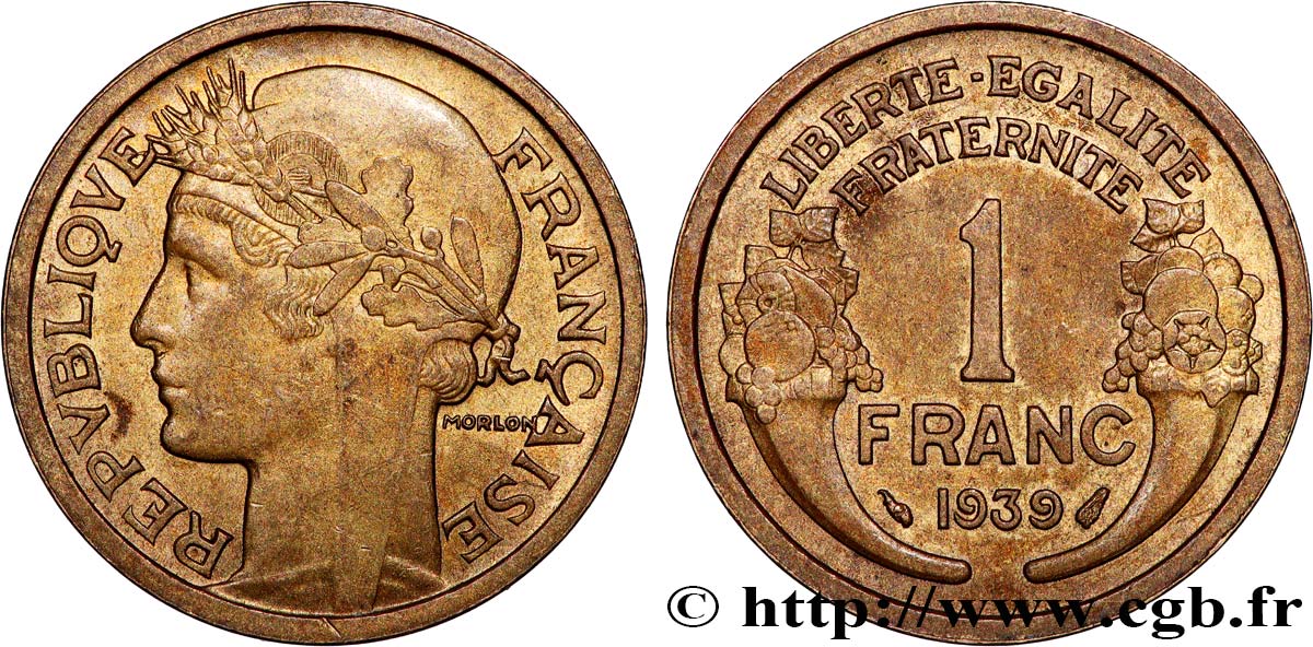 1 franc Morlon 1939 Paris F.219/10 MS 