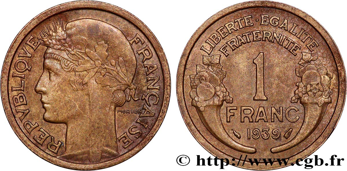 1 franc Morlon 1939 Paris F.219/10 MS 