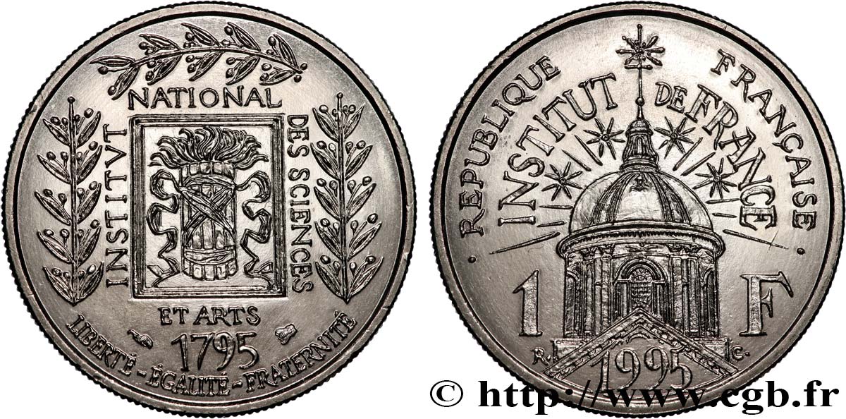 1 franc Institut de France 1995  F.230/2 EBC 