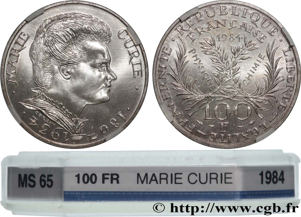 100 francs Marie Curie 1984  F.452/2 ST65 GENI