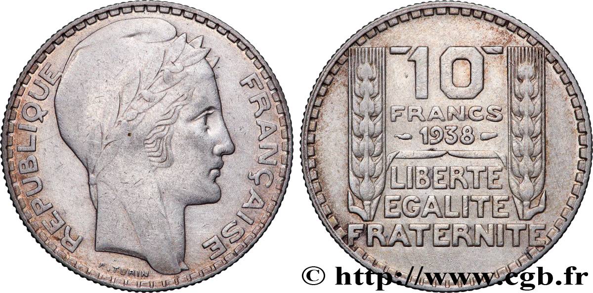 10 francs Turin 1938  F.360/9 BB 