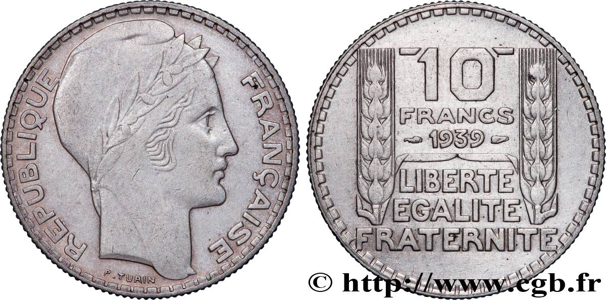 10 francs Turin 1939  F.360/10 MBC 