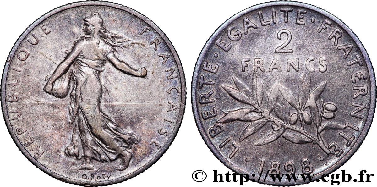 2 francs Semeuse 1898  F.266/1 F 