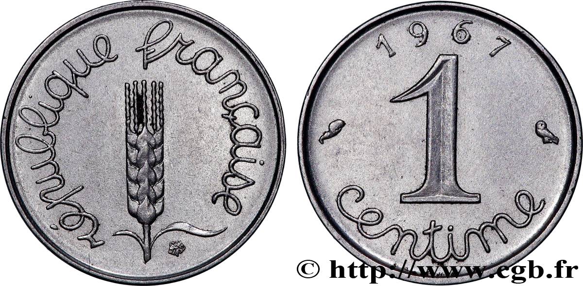 1 centime Épi 1967 Paris F.106/13 fST 