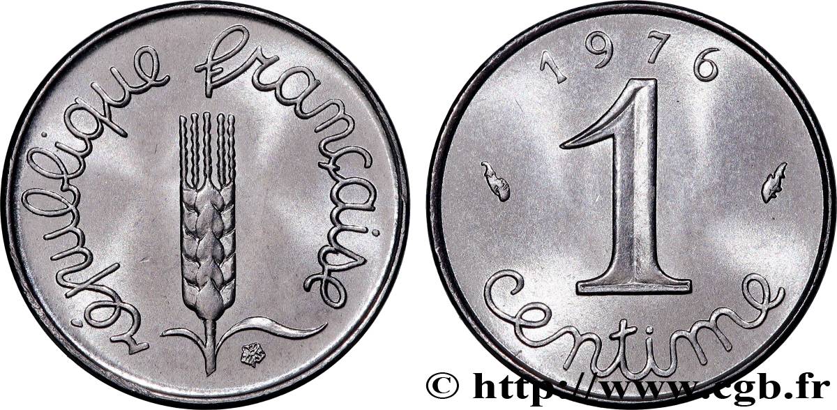 1 centime Épi 1976 Pessac F.106/29 SPL64 