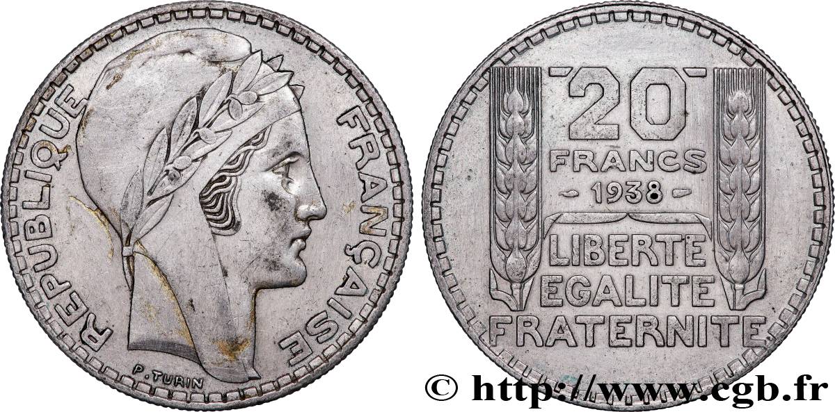 20 francs Turin 1938  F.400/9 BB 